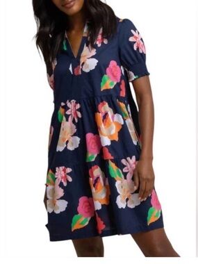 Southern Tide Mina garden Splendor floral tiered dress